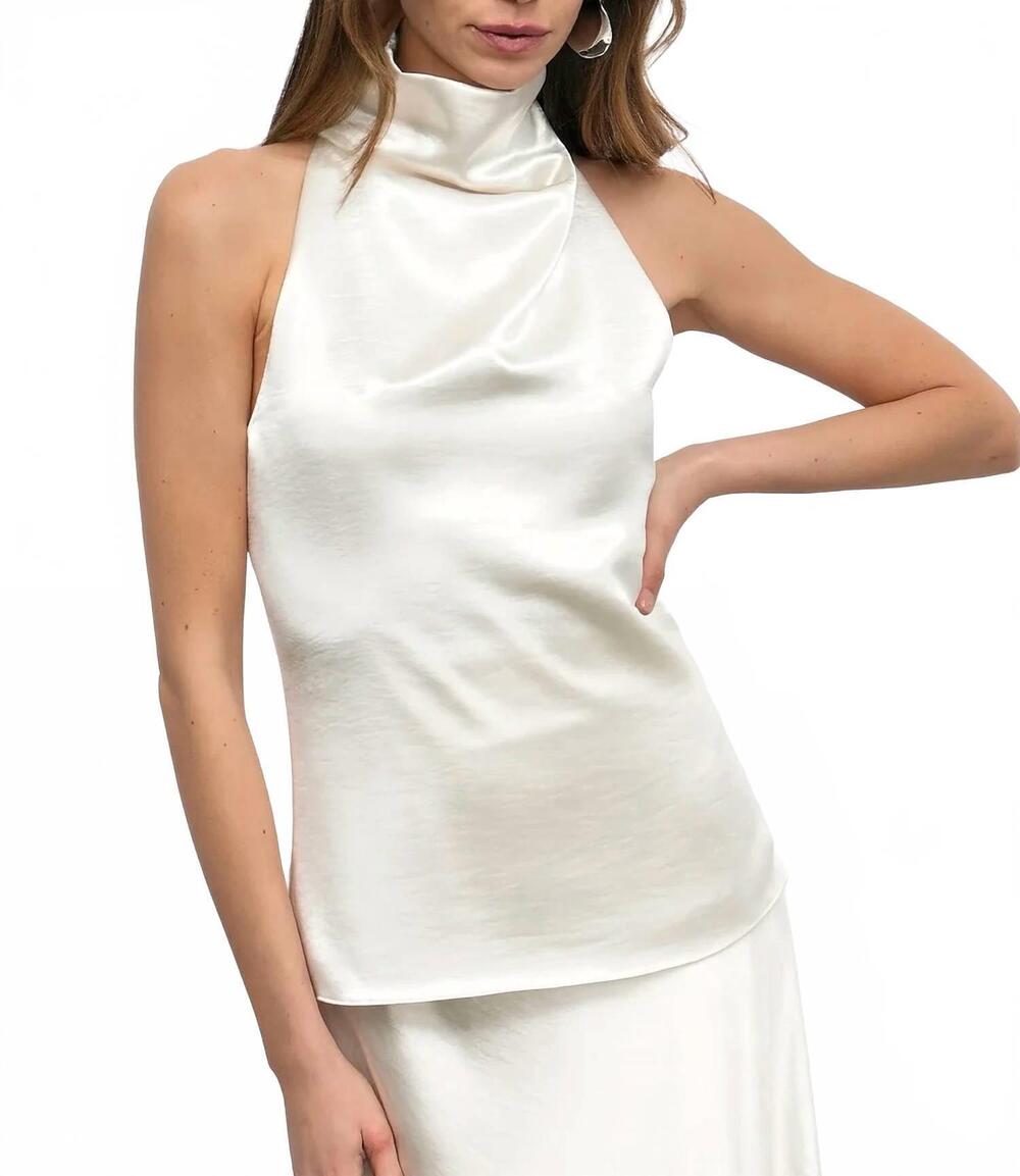 NEW GREYLIN addison sleeveless top in pearl